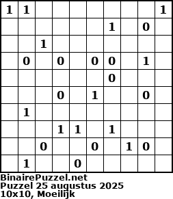 Binaire Puzzel