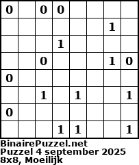 Binaire Puzzel