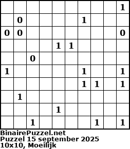 Binaire Puzzel