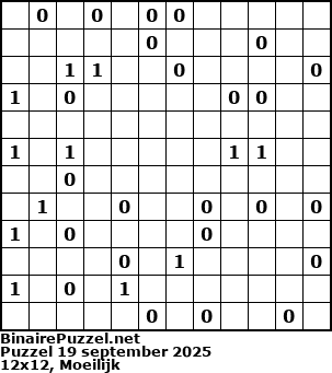 Binaire Puzzel