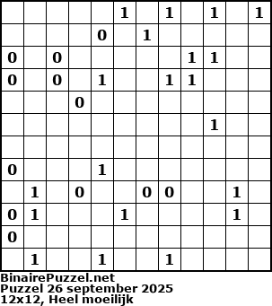 Binaire Puzzel
