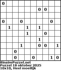 Binaire Puzzel