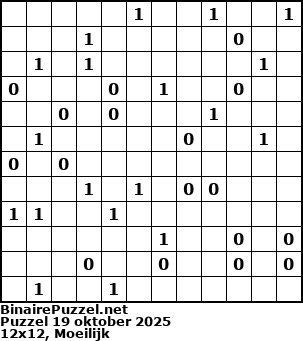 Binaire Puzzel