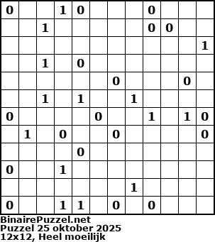 Binaire Puzzel