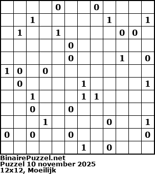 Binaire Puzzel