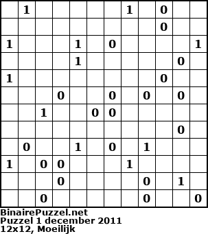 Binaire Puzzel