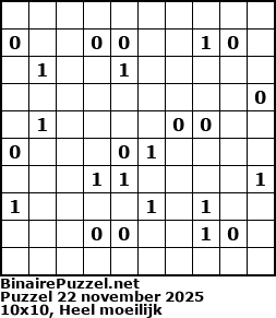 Binaire Puzzel