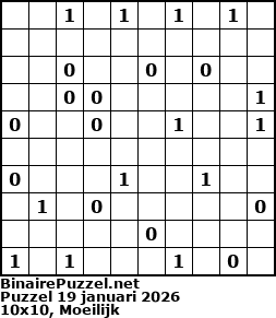 Binaire Puzzel