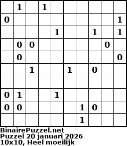 Binaire Puzzel