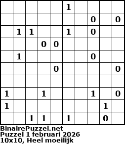 Binaire Puzzel