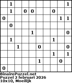 Binaire Puzzel