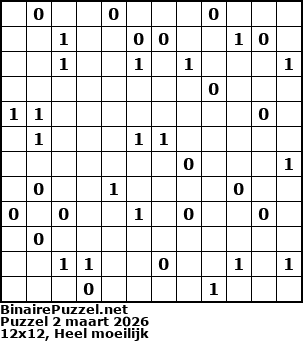 Binaire Puzzel