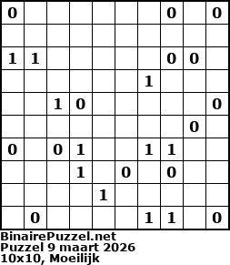 Binaire Puzzel