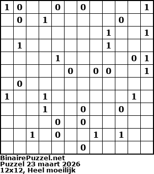 Binaire Puzzel