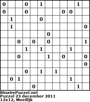 Binaire Puzzel