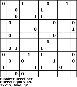 Binaire Puzzel