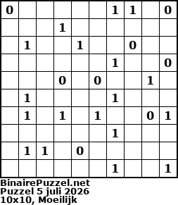 Binaire Puzzel