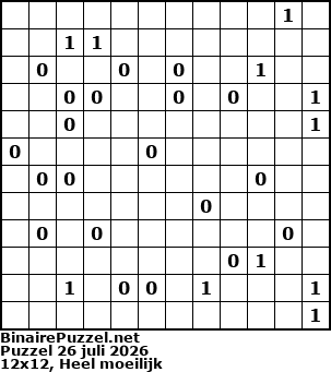Binaire Puzzel