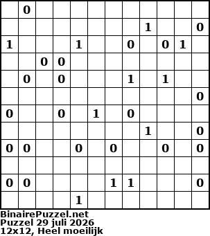 Binaire Puzzel