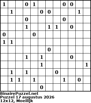 Binaire Puzzel