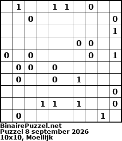 Binaire Puzzel