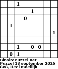 Binaire Puzzel