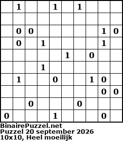 Binaire Puzzel