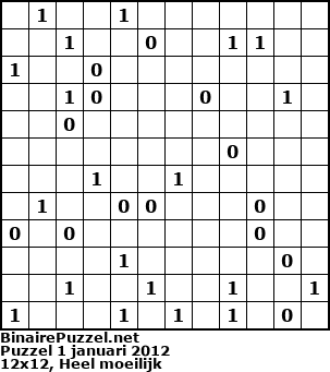 Binaire Puzzel