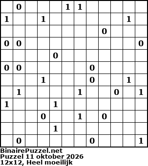 Binaire Puzzel