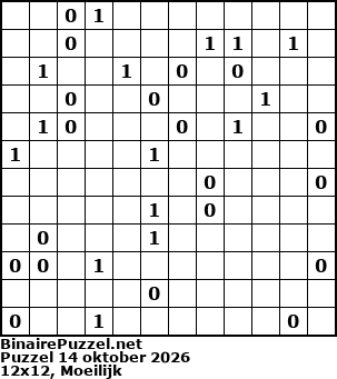 Binaire Puzzel
