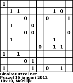 Binaire Puzzel