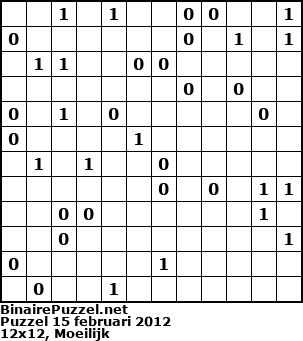 Binaire Puzzel