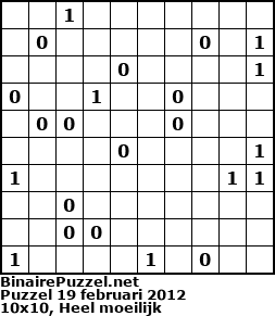 Binaire Puzzel