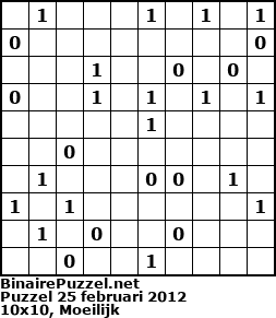 Binaire Puzzel