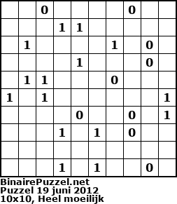 Binaire Puzzel