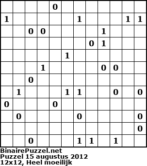 Binaire Puzzel