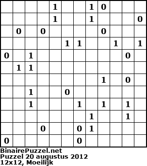 Binaire Puzzel