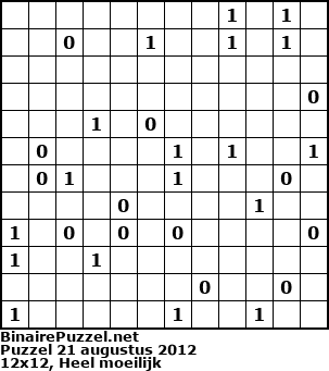 Binaire Puzzel