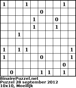 Binaire Puzzel
