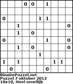 Binaire Puzzel
