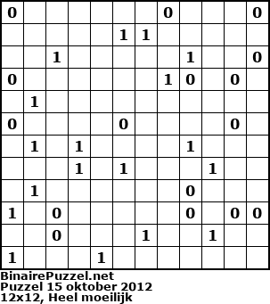 Binaire Puzzel