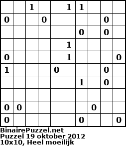 Binaire Puzzel