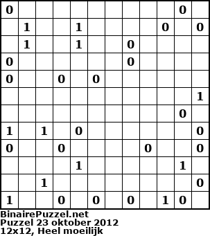 Binaire Puzzel
