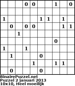 Binaire Puzzel