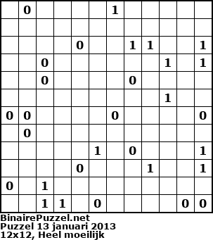 Binaire Puzzel