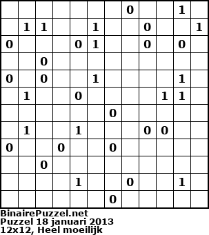 Binaire Puzzel
