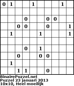 Binaire Puzzel