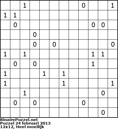 Binaire Puzzel