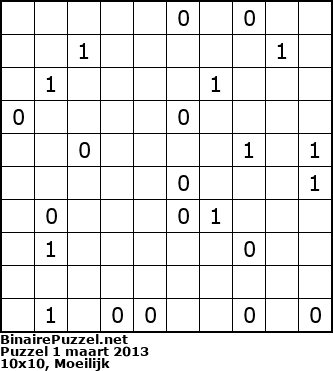 Binaire Puzzel