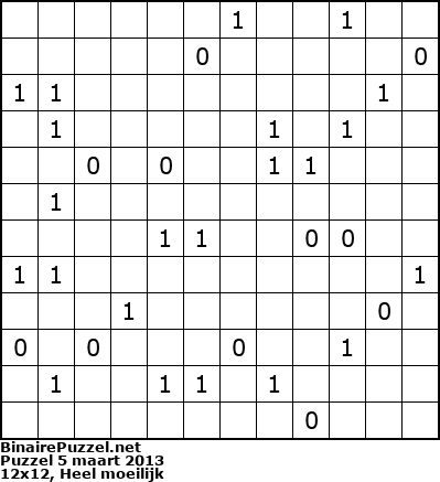 Binaire Puzzel